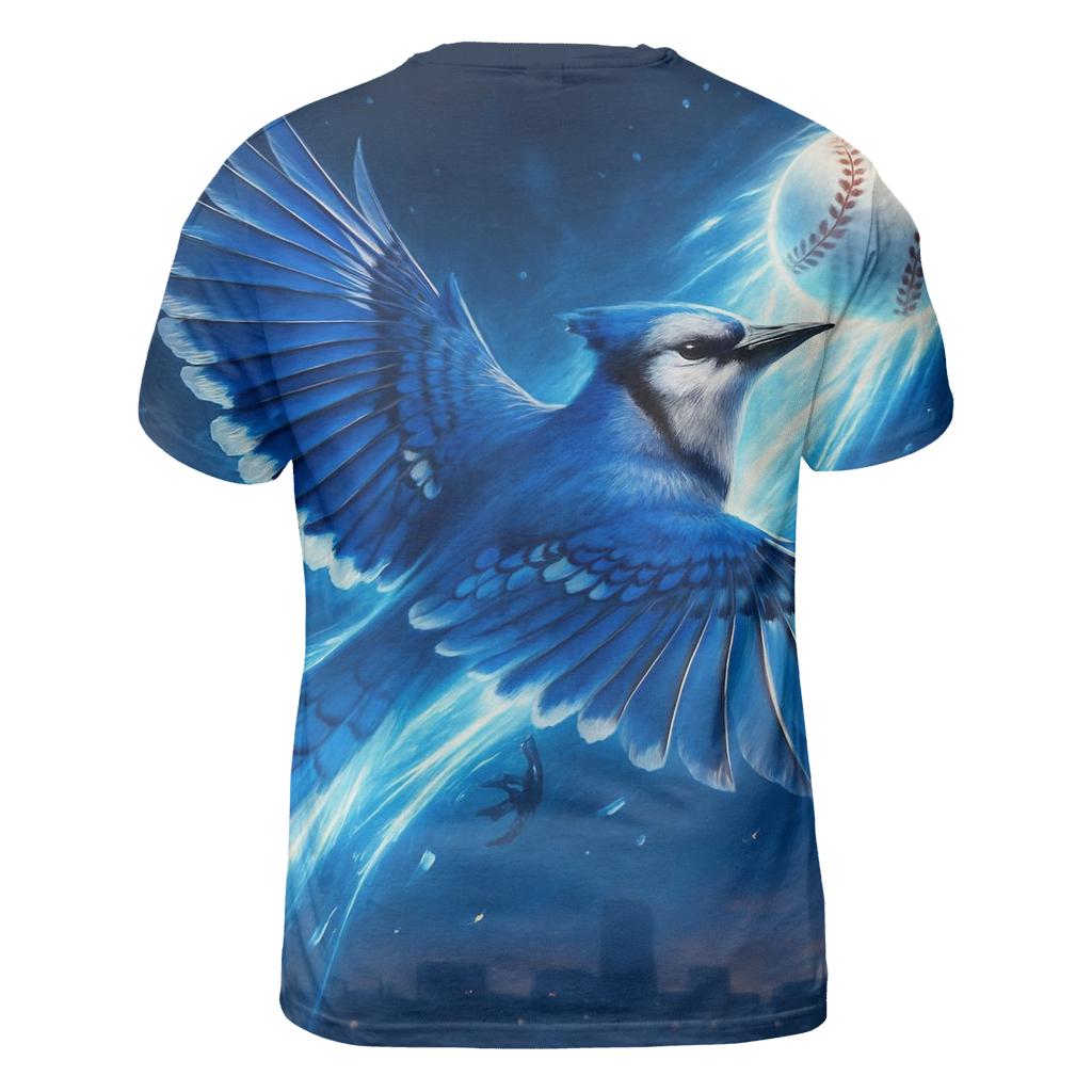 Skyward Blue Jays Flight unique graphic print tees