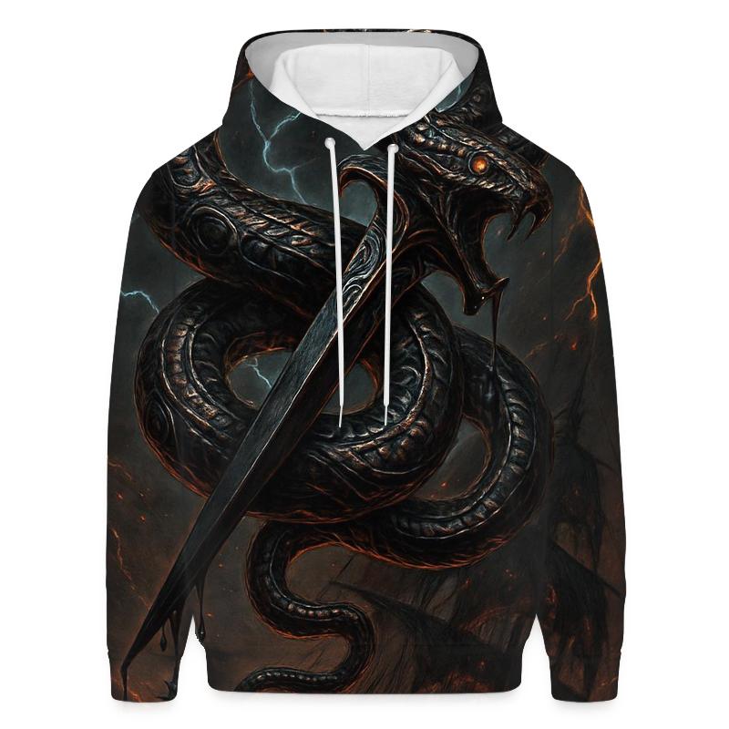 Serpent Dagger Of The Funeral Fleet zip-up hoodies