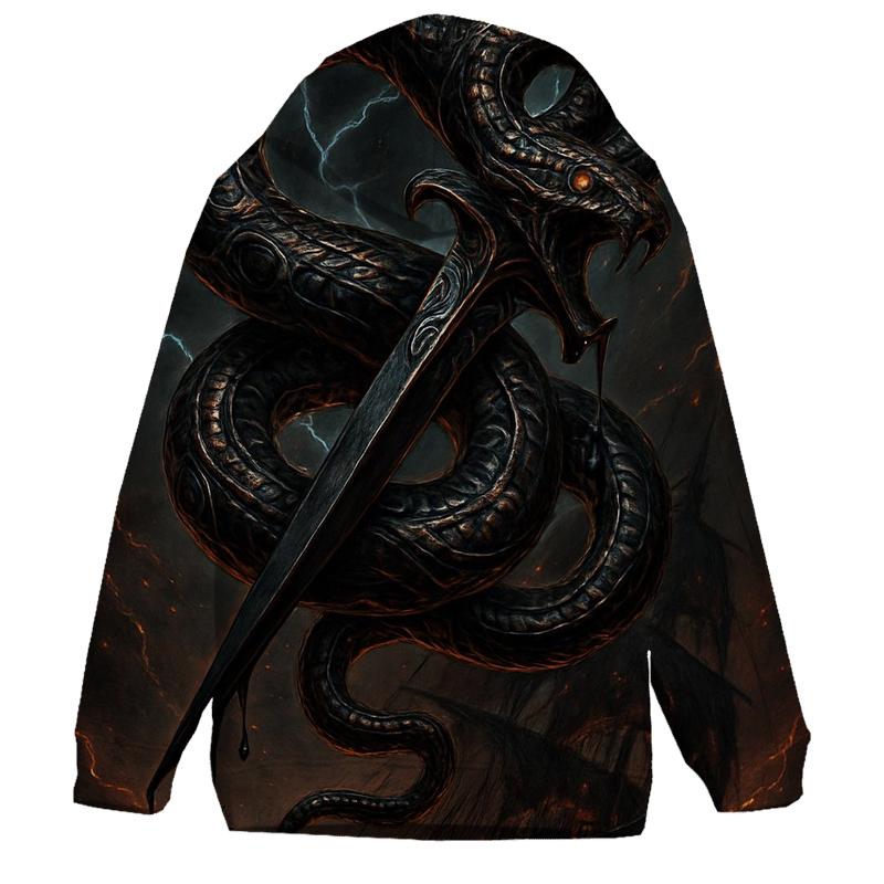 Serpent Dagger Of The Funeral Fleet zip-up hoodies