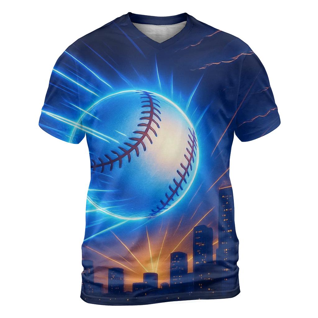 Skyline Fastball trendy printed shirt styles