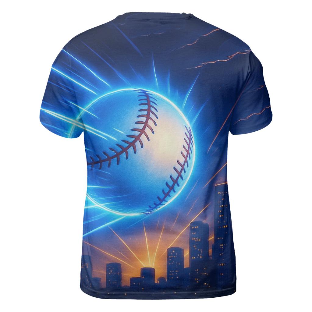 Skyline Fastball trendy printed shirt styles