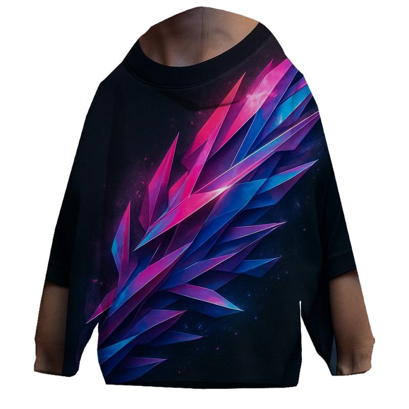 Electric Coral Cascade pullover hoodies
