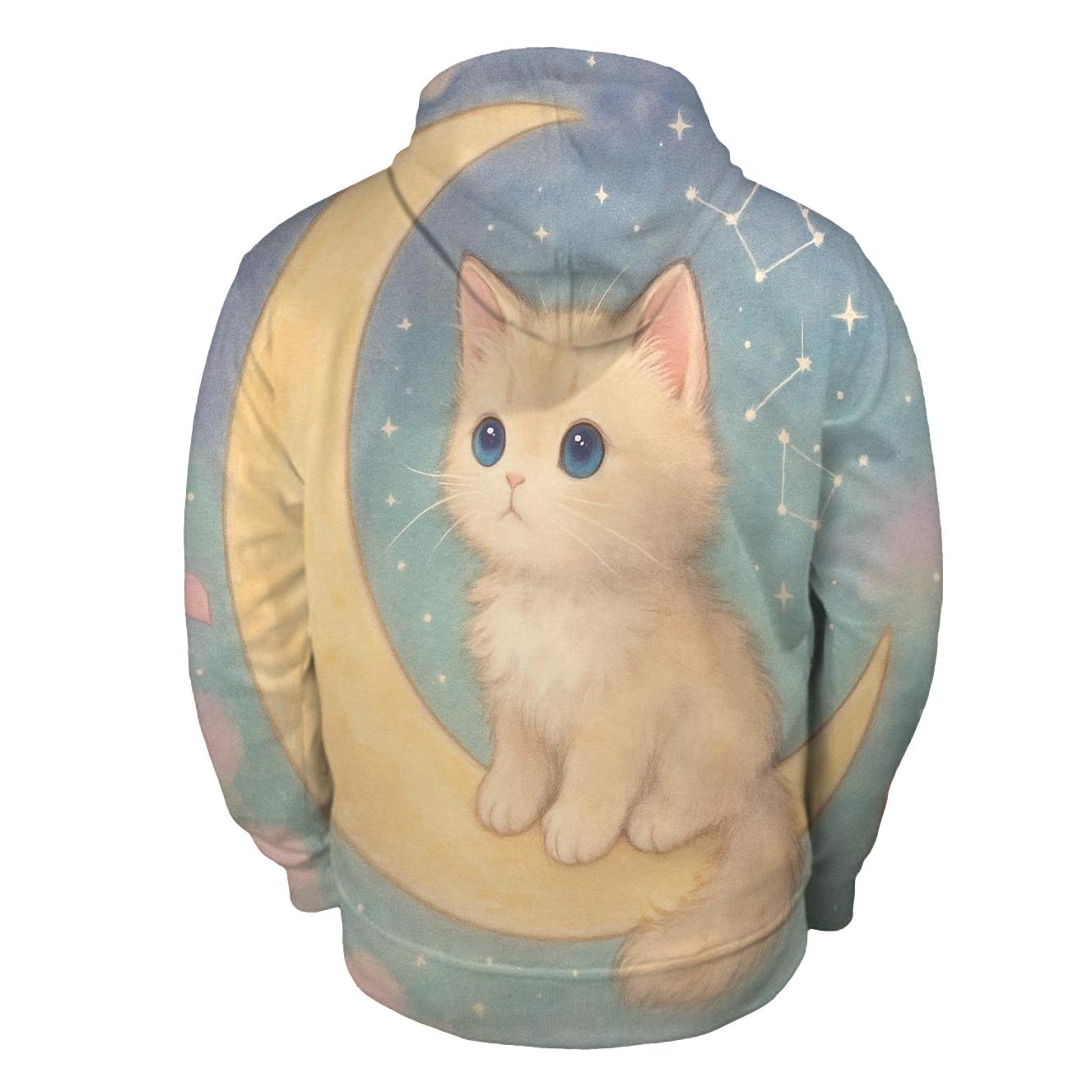 Moonlight Purr Sonata zip-up hoodies