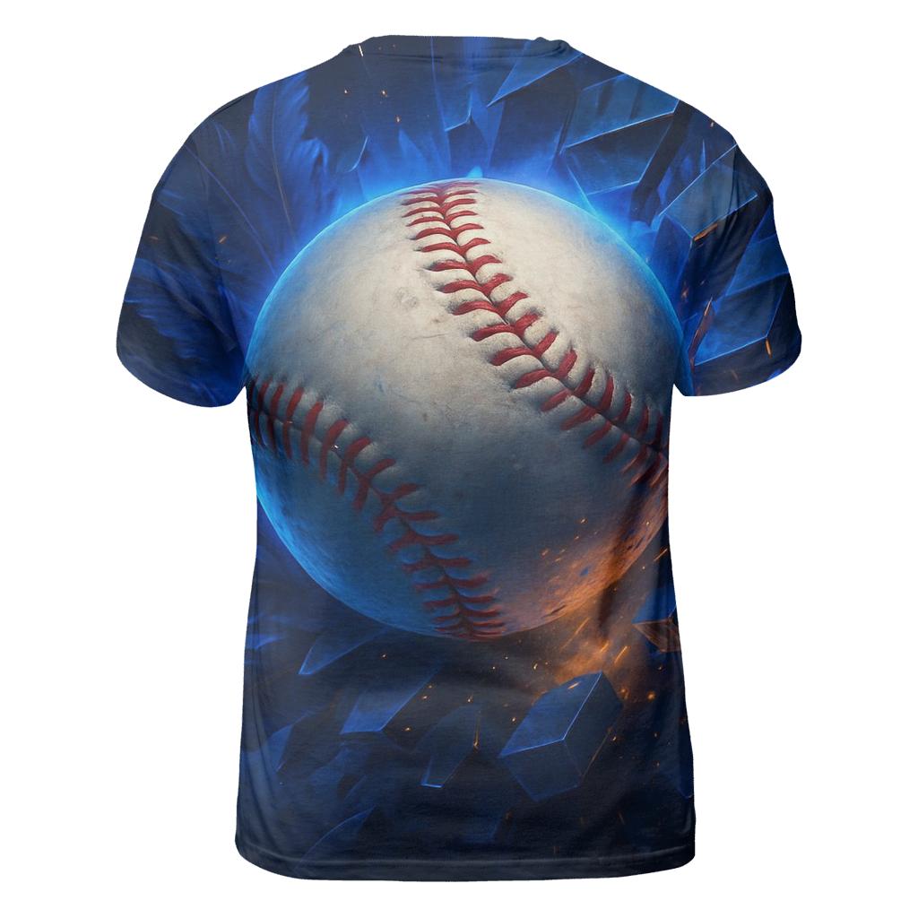 Home Run Blue Jays Momentum artistic all-over print tops