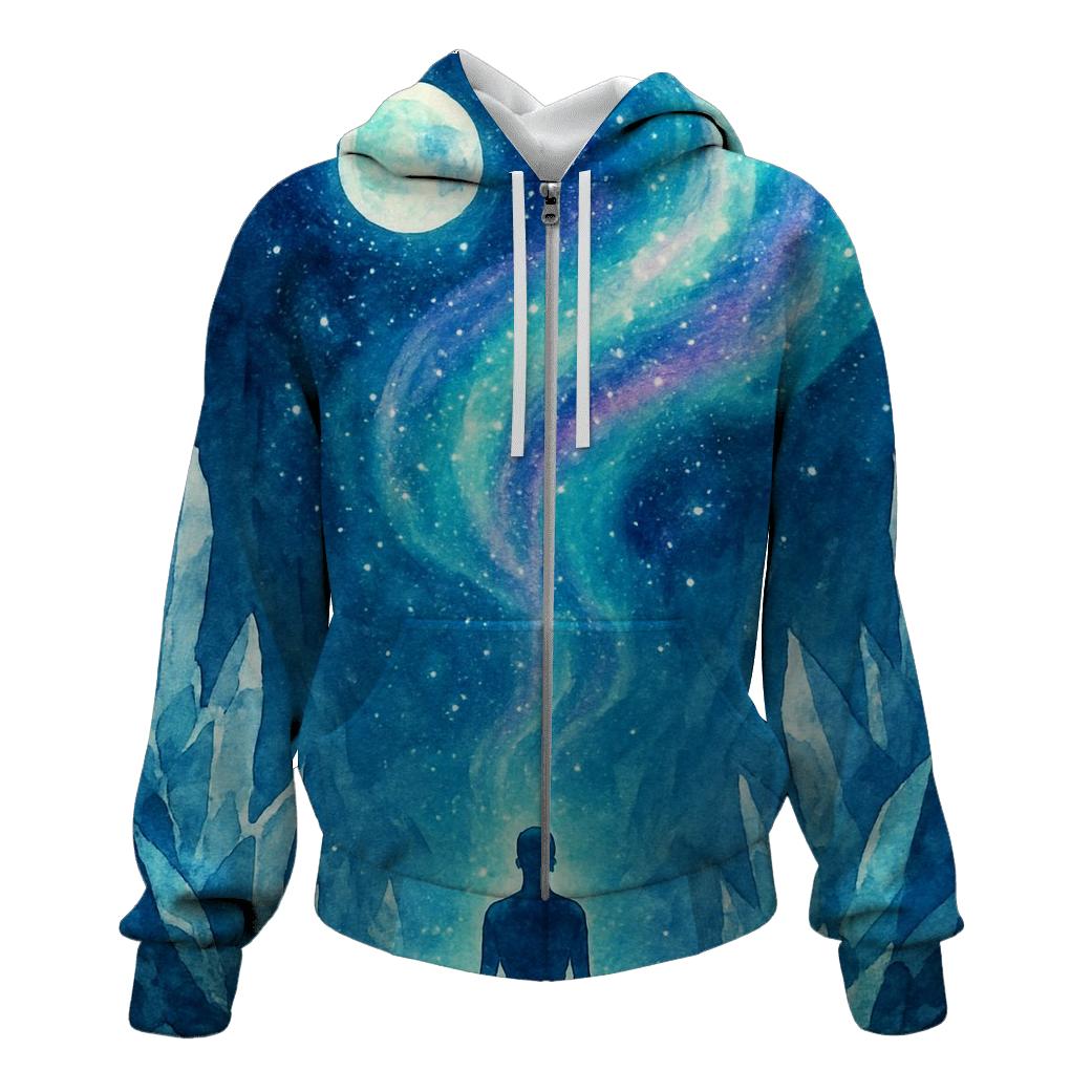 Aurora Hollow pullover hoodies