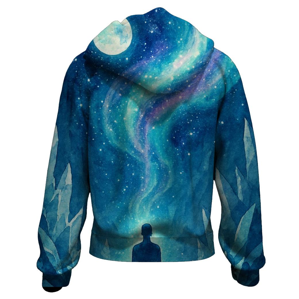 Aurora Hollow pullover hoodies