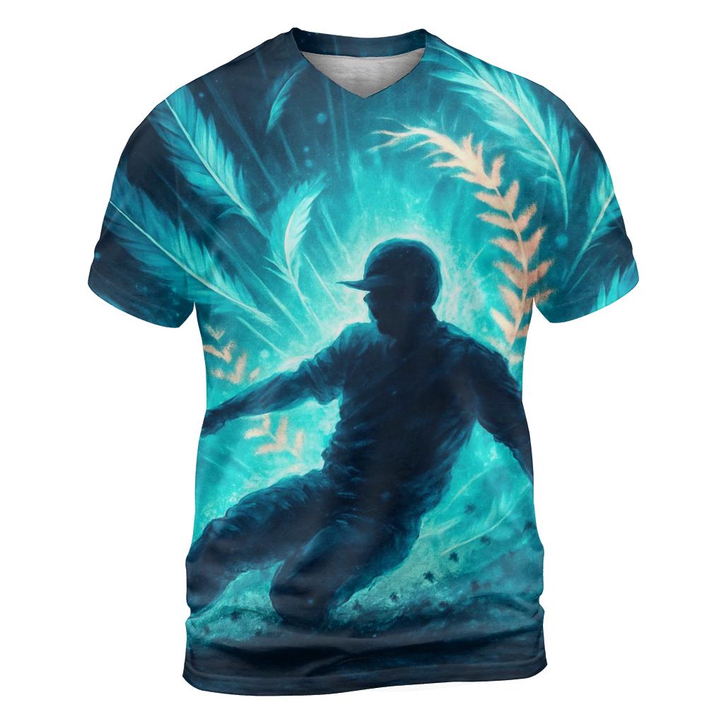 Blue Jays Feather Impact trendy printed shirt styles