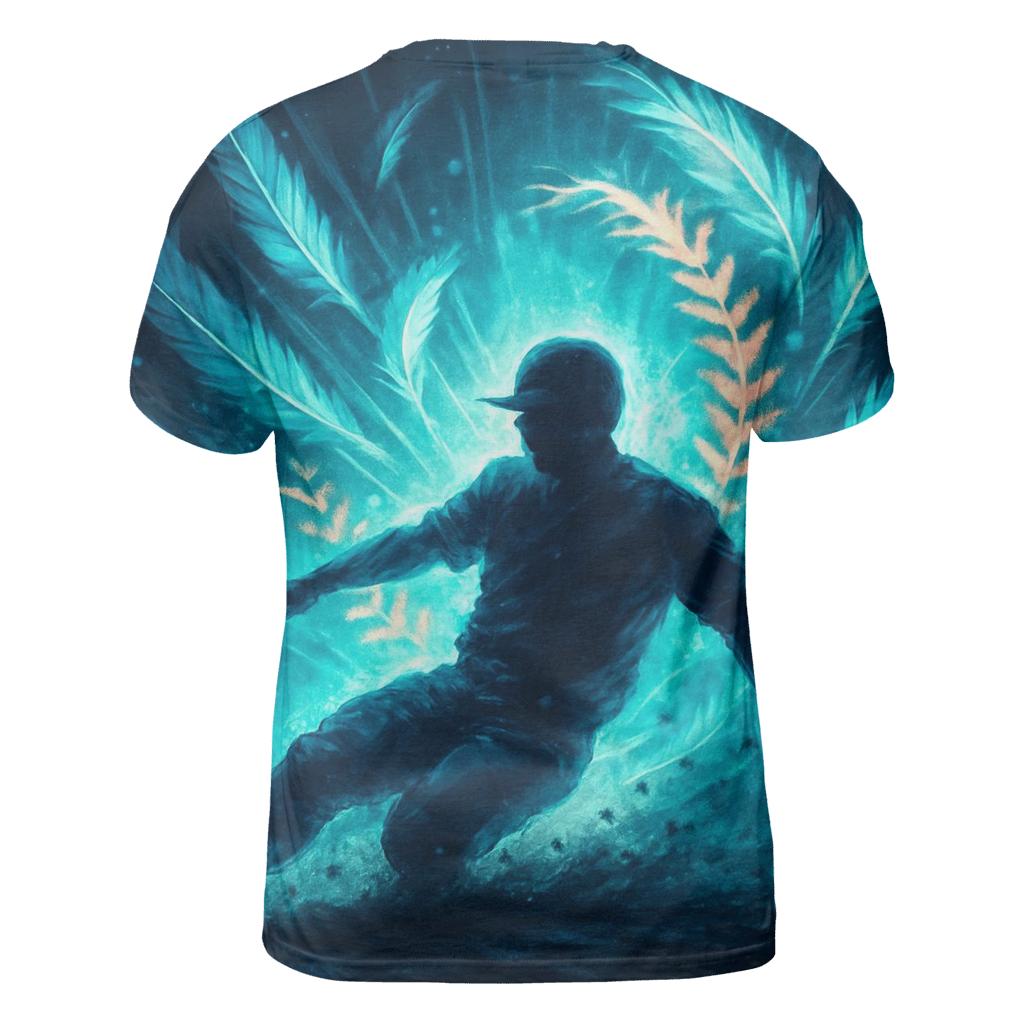 Blue Jays Feather Impact trendy printed shirt styles