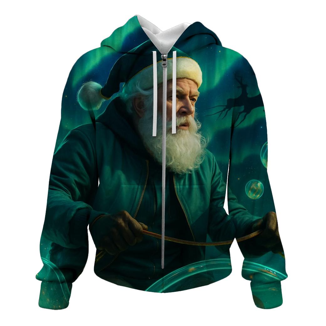 Aurora Sleigh Commander printed hoodies