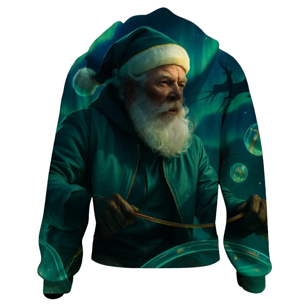 Aurora Sleigh Commander printed hoodies