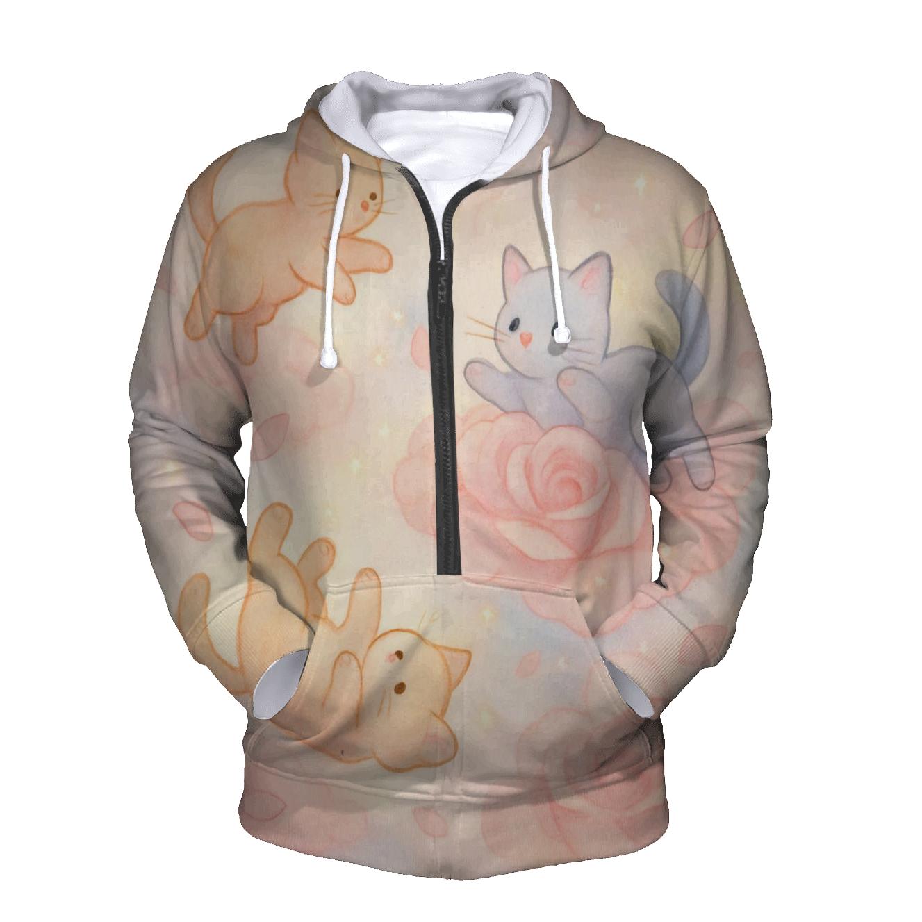 Petal Cloud Kittens premium hoodies