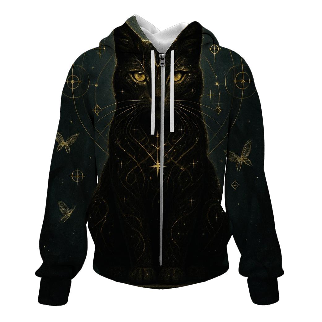 Mystic Rune Guardian designer hoodies