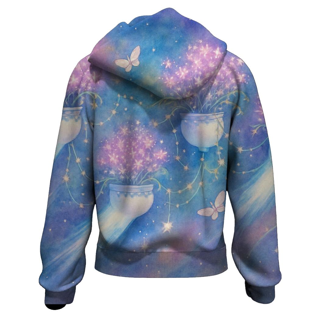 Comet Garden zip-up hoodies