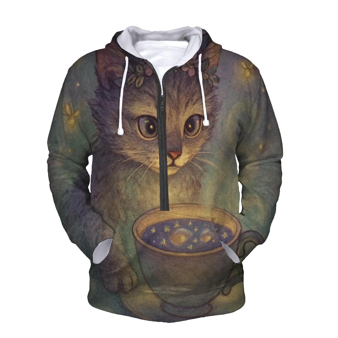 Tea Leaf Oracle Cat hoodie designs