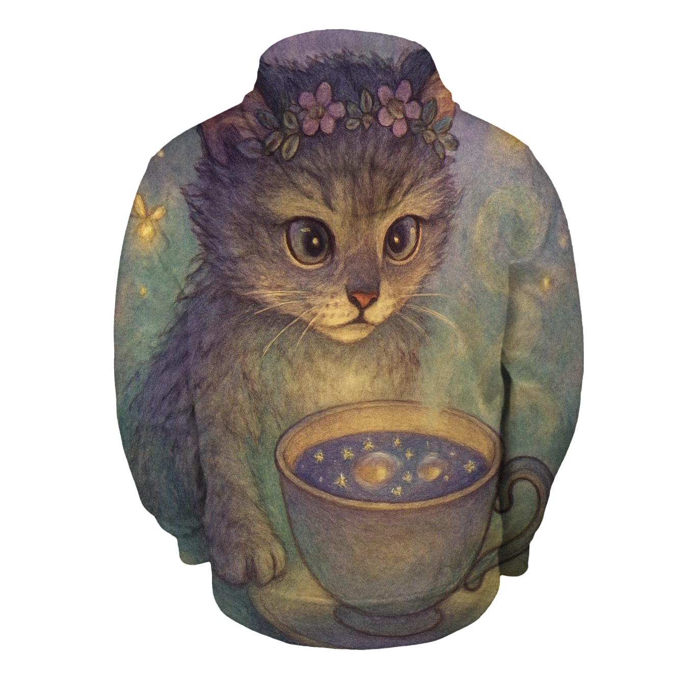 Tea Leaf Oracle Cat hoodie designs