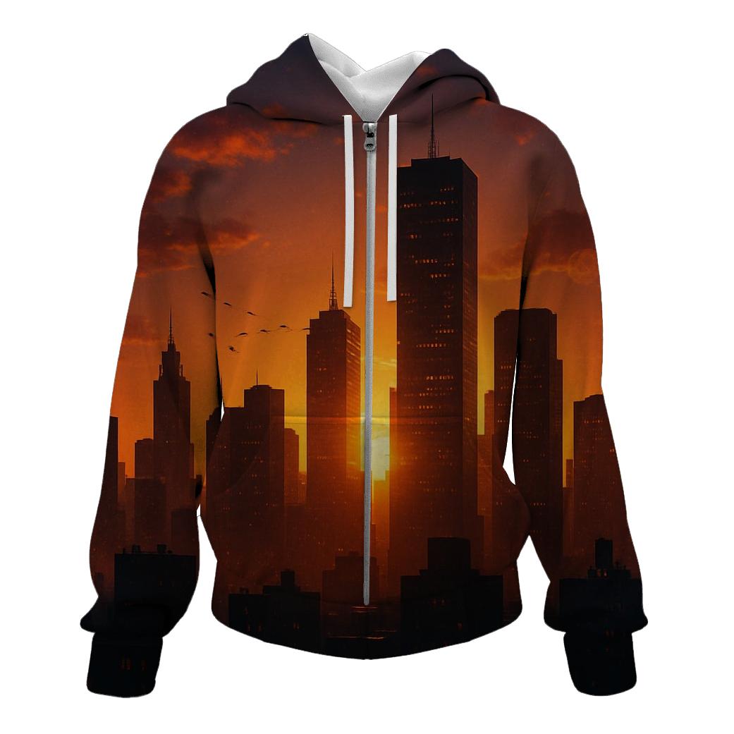 Amber City Afterlight embroidered hoodies