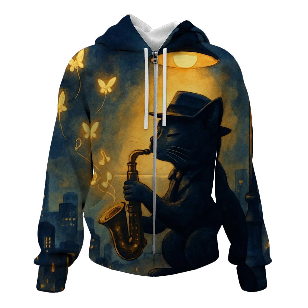 Rooftop Jazz Stray lightweight hoodies