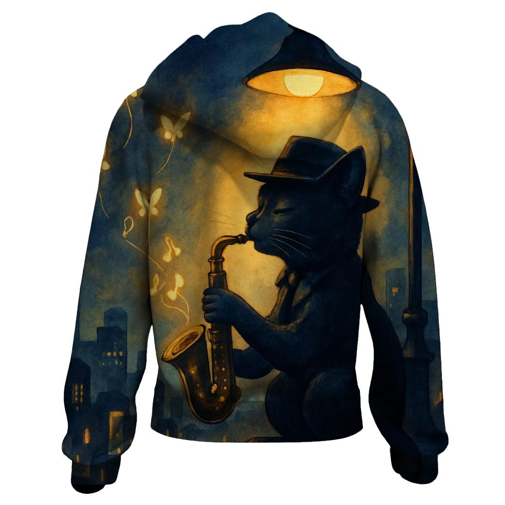 Rooftop Jazz Stray lightweight hoodies