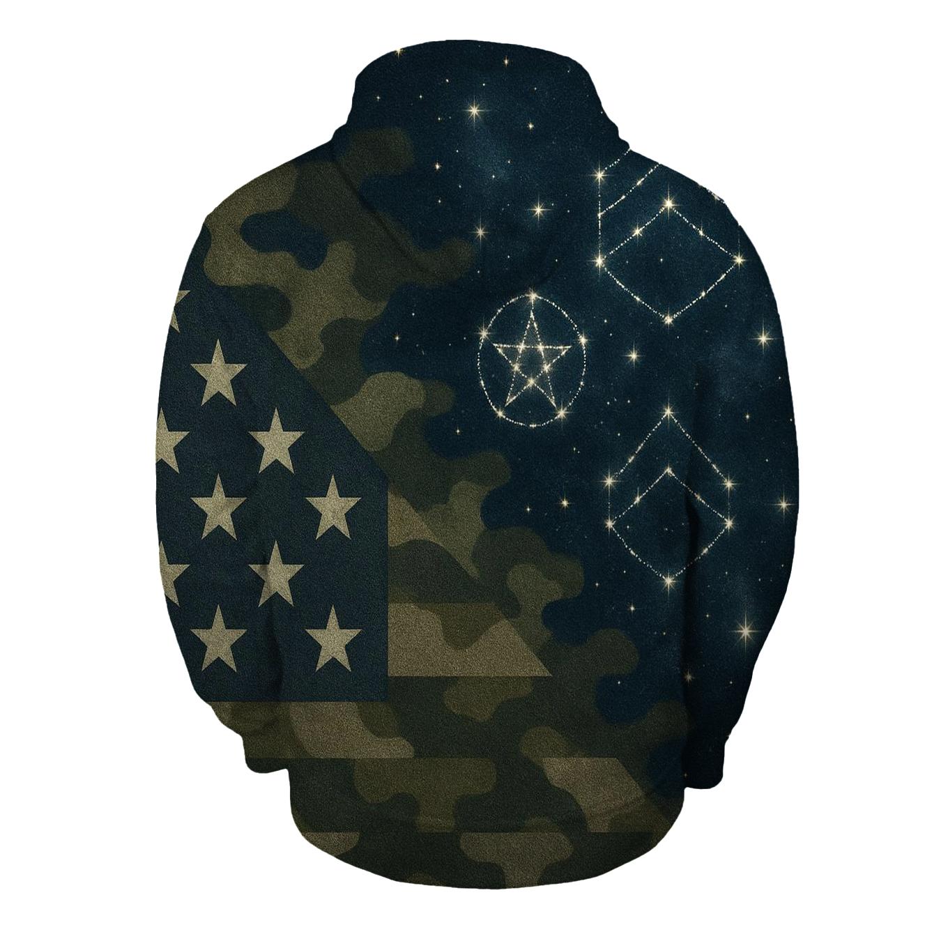Camouflage Constellation heavyweight hoodies