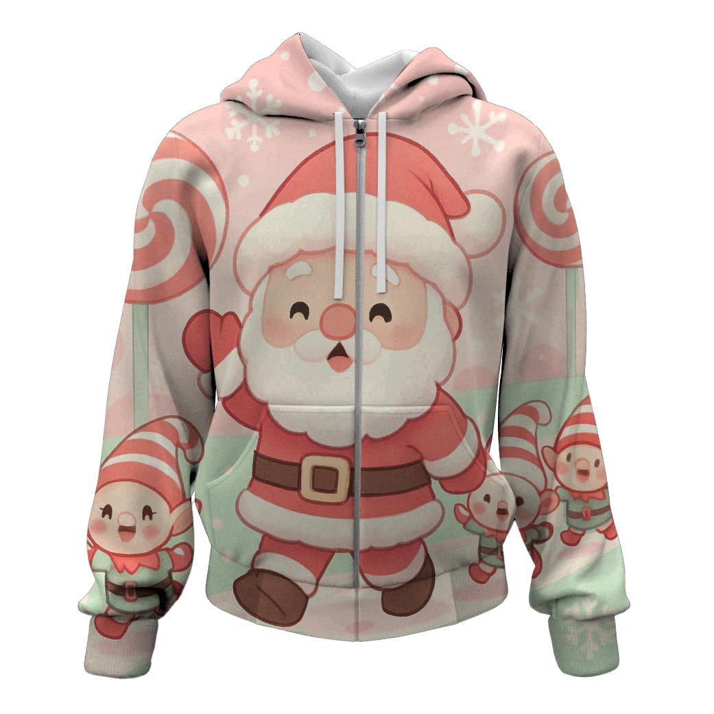 Chibi Candy Patrol embroidered hoodies