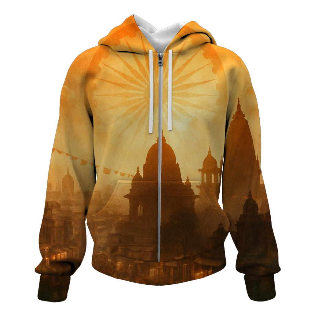 Monsoon Mosaic premium hoodies