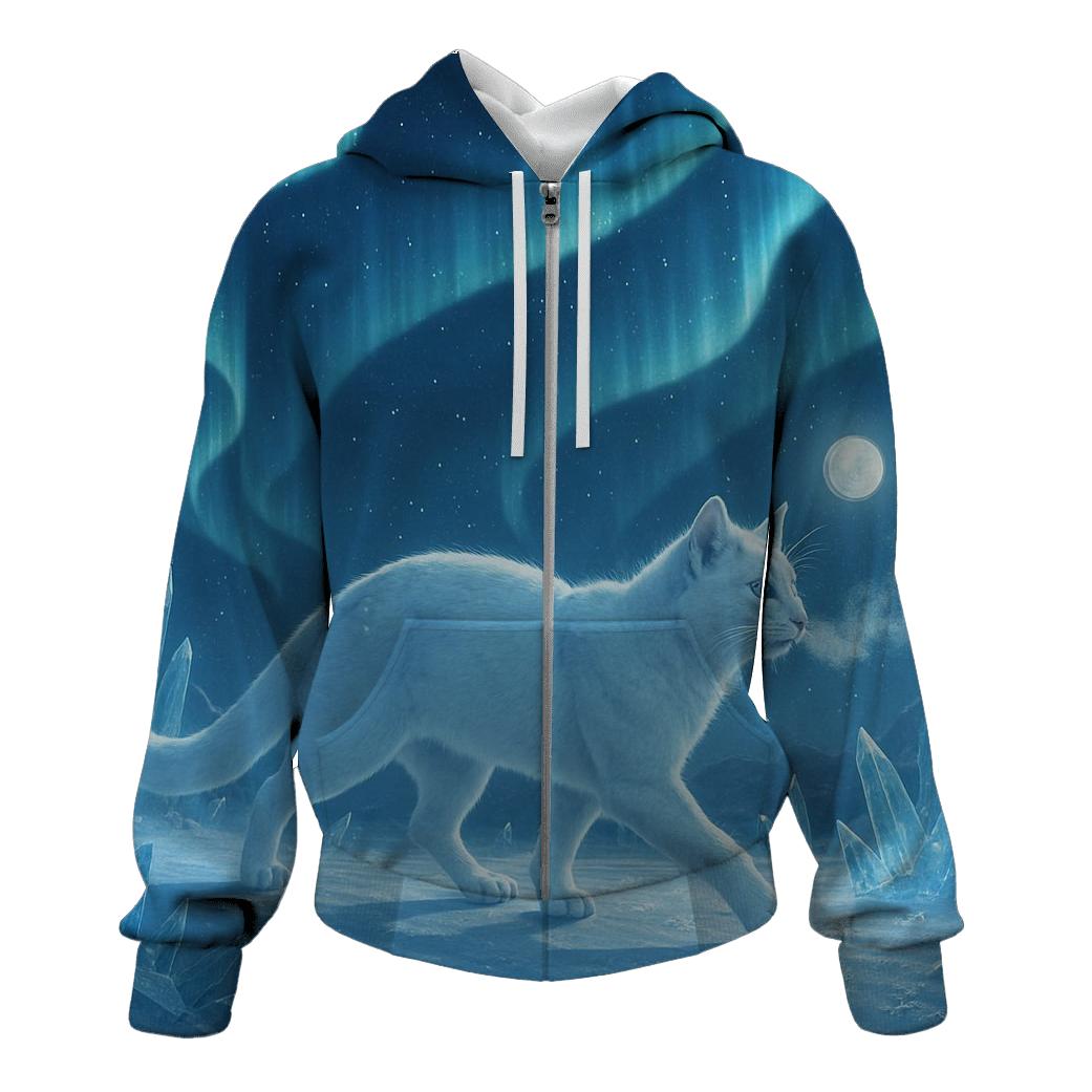 Aurora Ice Prowler graphic hoodies