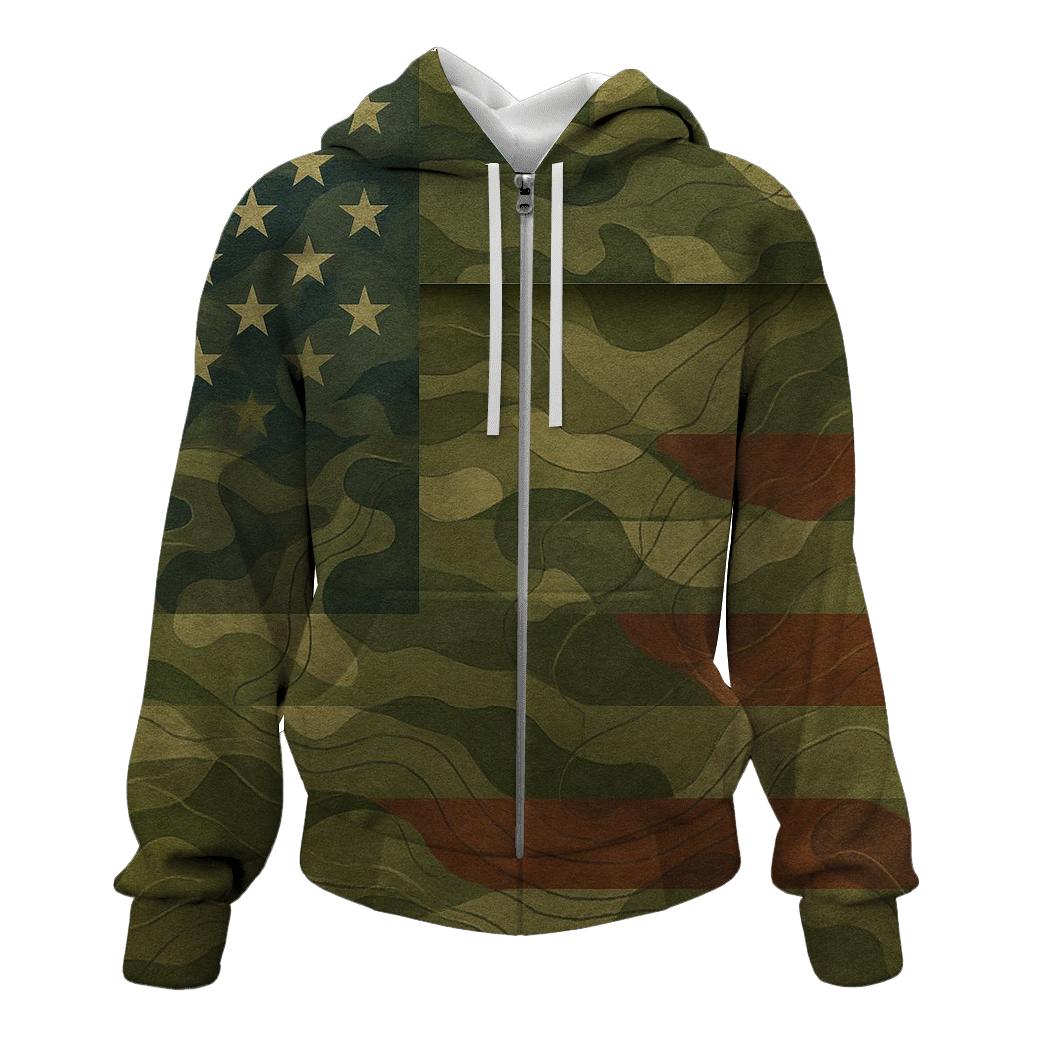 Camouflage Liberty Merge hoodie trends