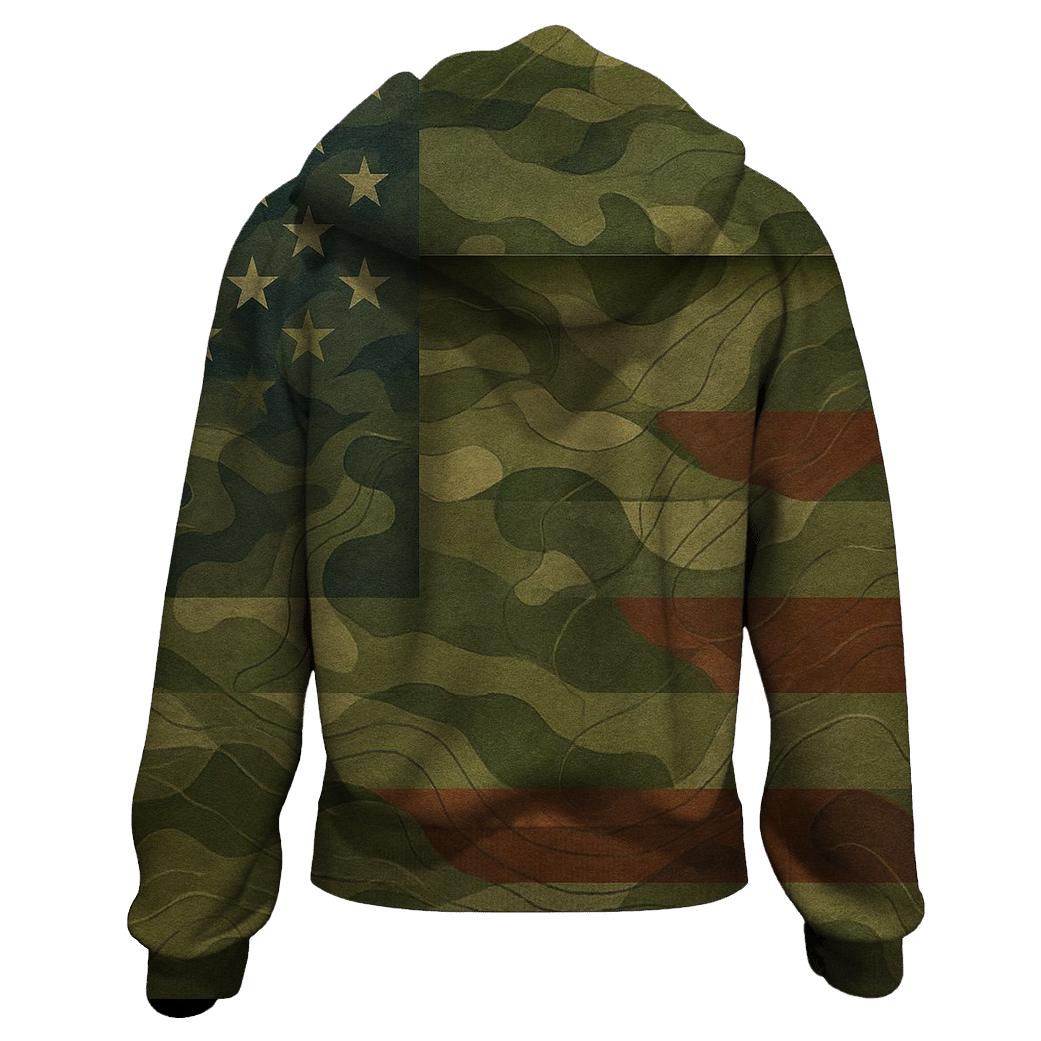 Camouflage Liberty Merge hoodie trends