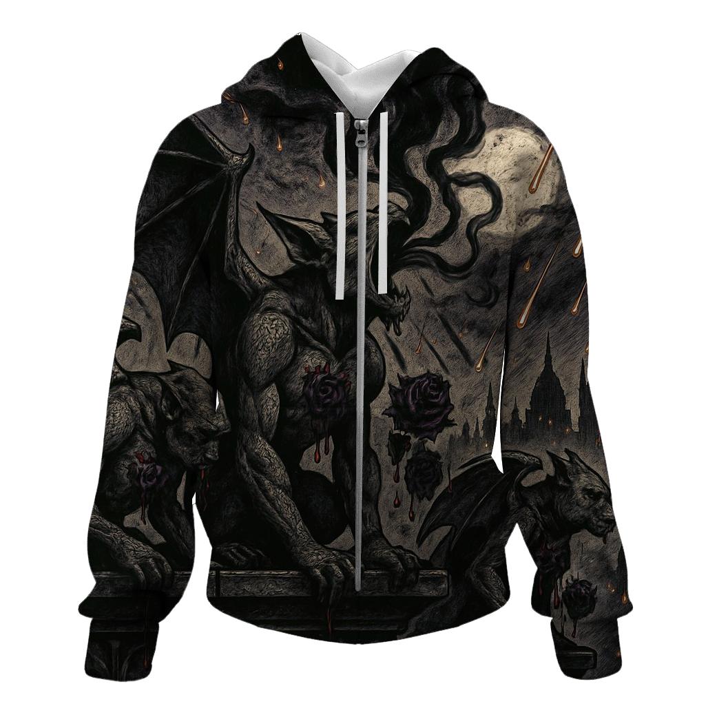 Nocturne Of The Bleeding Gargoyles custom hoodies