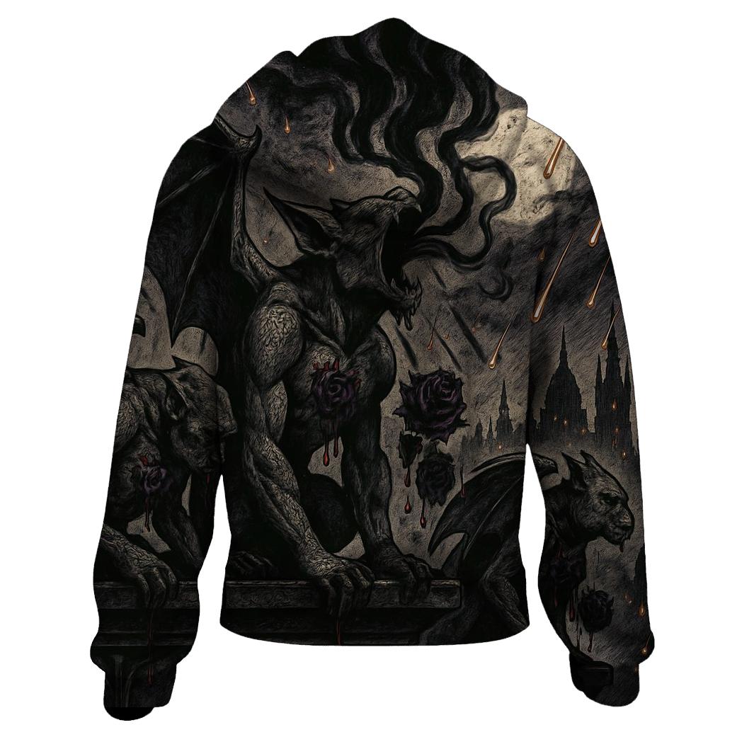 Nocturne Of The Bleeding Gargoyles custom hoodies