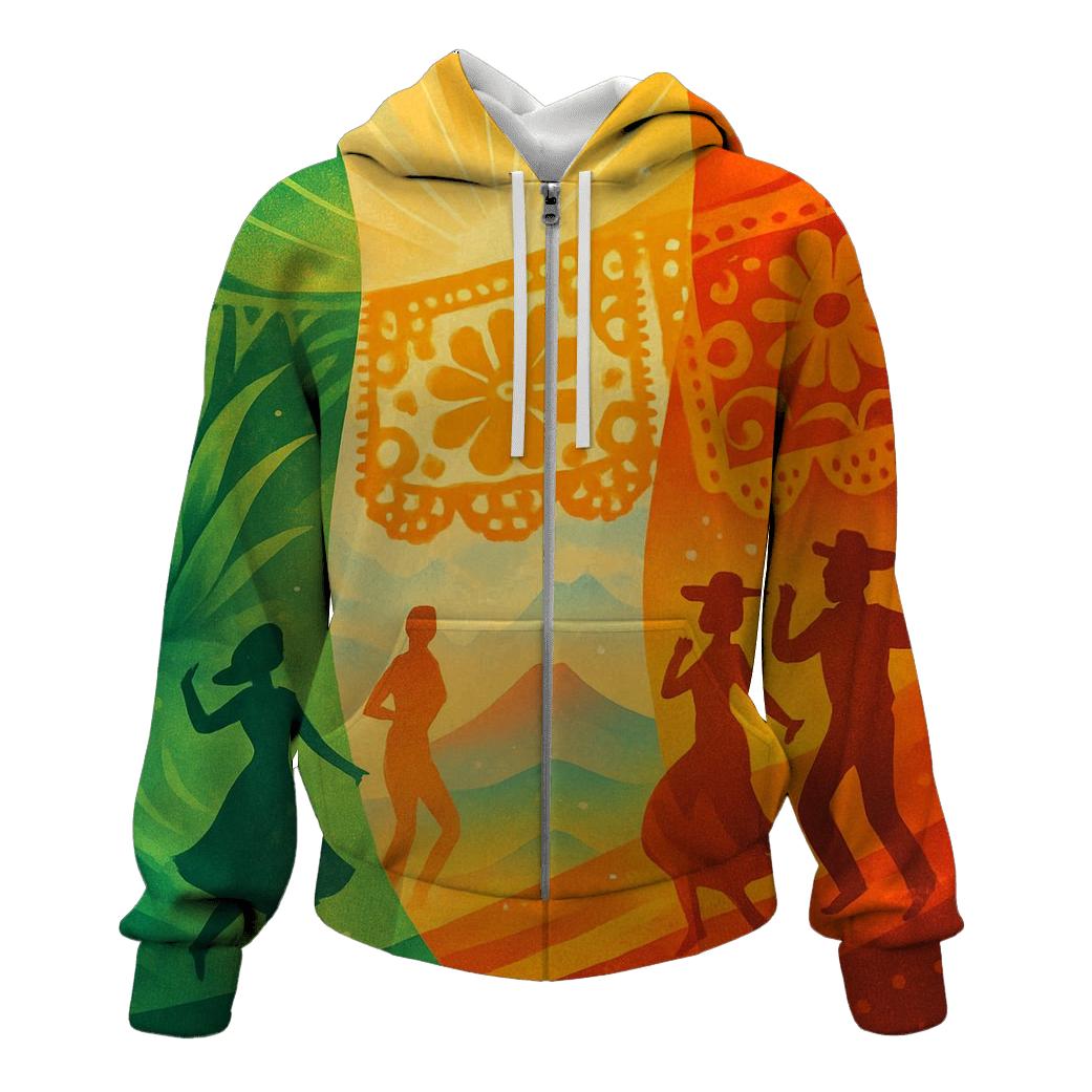 Fiesta Woven Sky hoodie trends