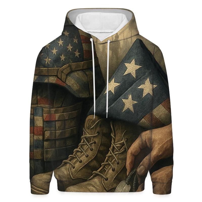 Embedded Honor Patchwork hoodie trends