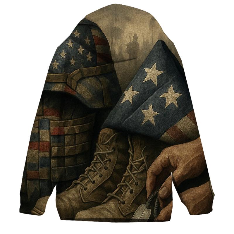 Embedded Honor Patchwork hoodie trends