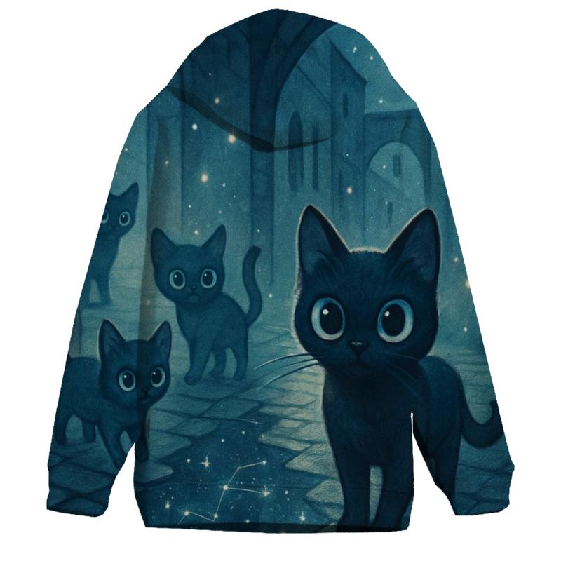 Constellation Alley Paws lightweight hoodies