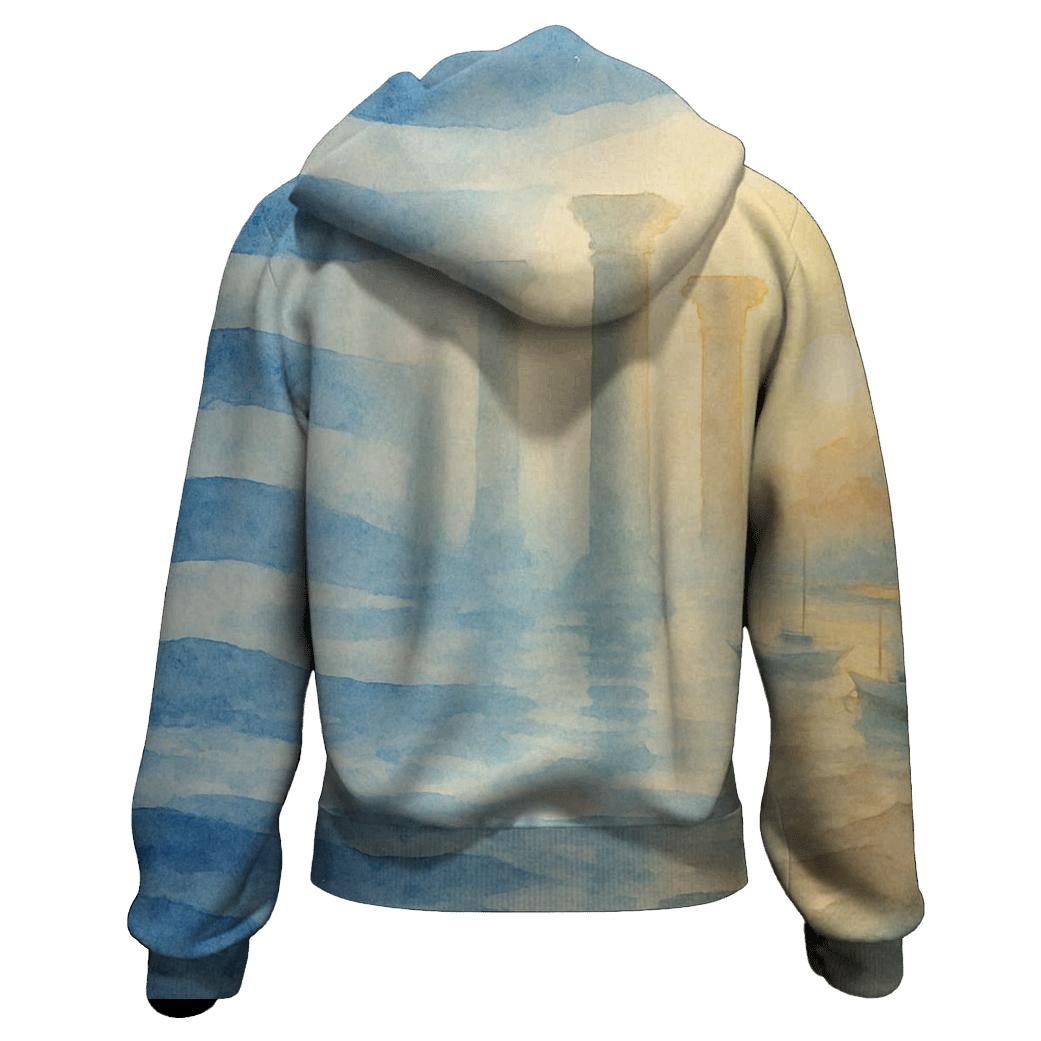 Aegean Ripple lightweight hoodies