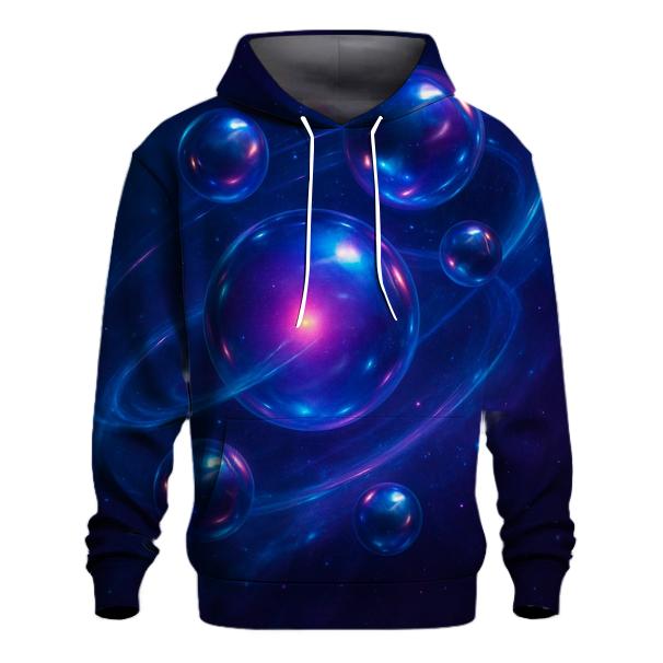 Neon Drift Orbit graphic hoodies