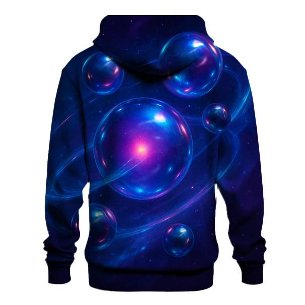 Neon Drift Orbit graphic hoodies