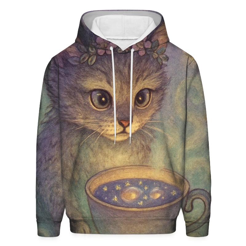 Tea Leaf Oracle Cat lightweight hoodies