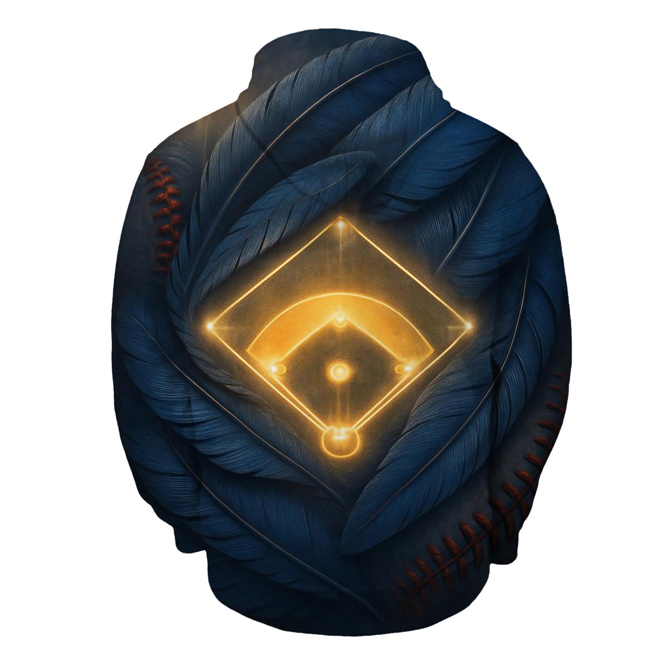 Feathered Diamond With Blue Jays hoodie designs