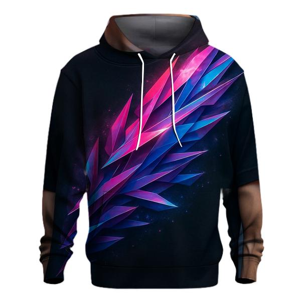 Electric Coral Cascade graphic hoodies