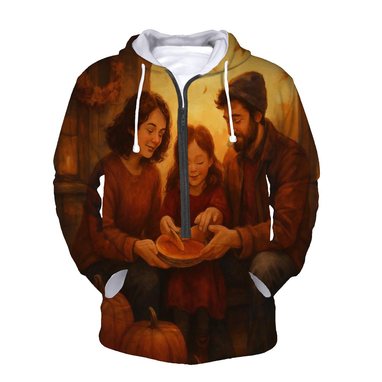 Harvest Porch Glow premium hoodies