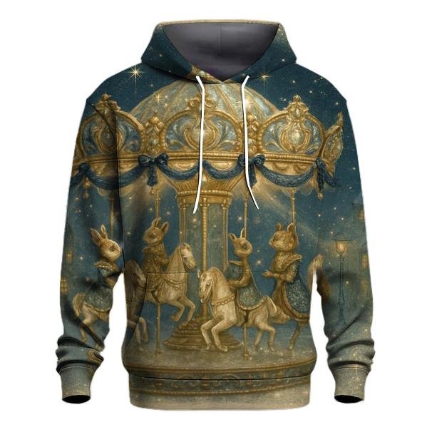 Victorian Ornament Carousel zip-up hoodies