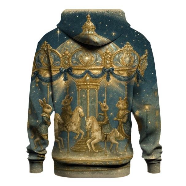 Victorian Ornament Carousel zip-up hoodies