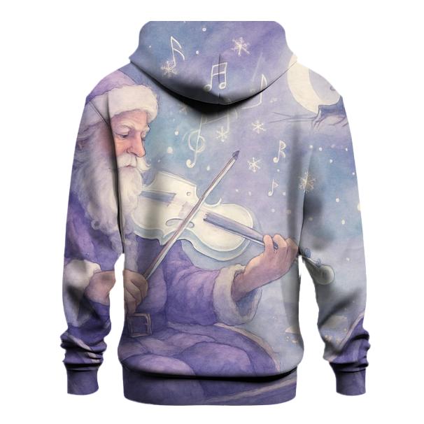 Starlit Sleigh Serenade zip-up hoodies