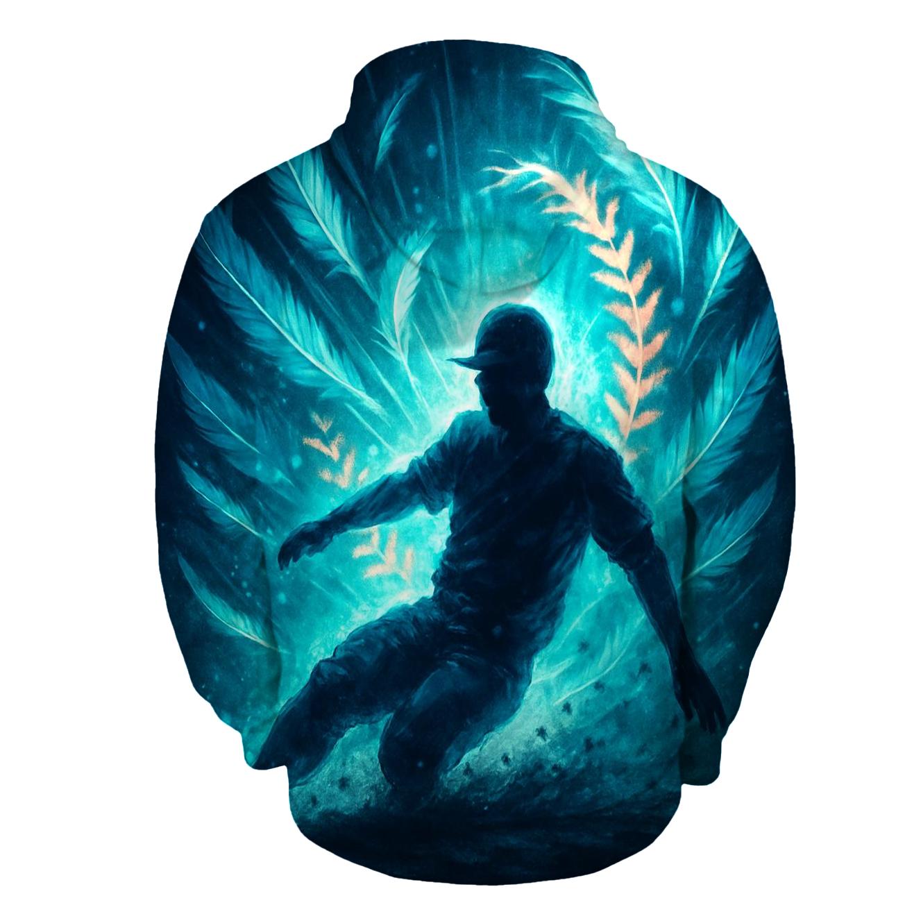 Blue Jays Feather Impact embroidered hoodies