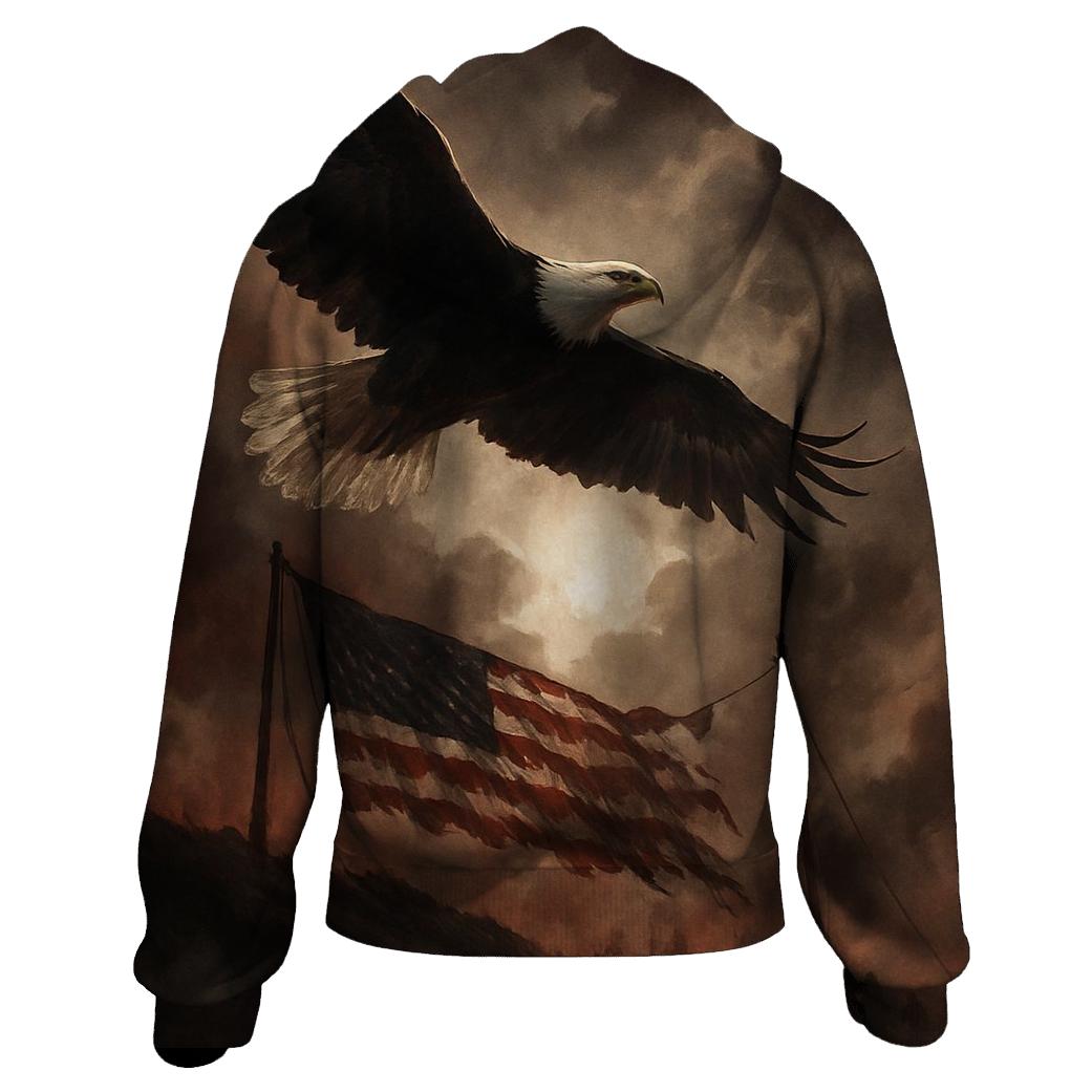 Eagle Over Valor Ridge designer hoodies
