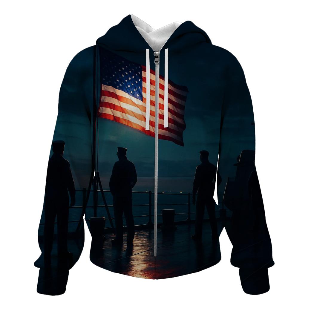 Stars And Steel Horizon premium hoodies