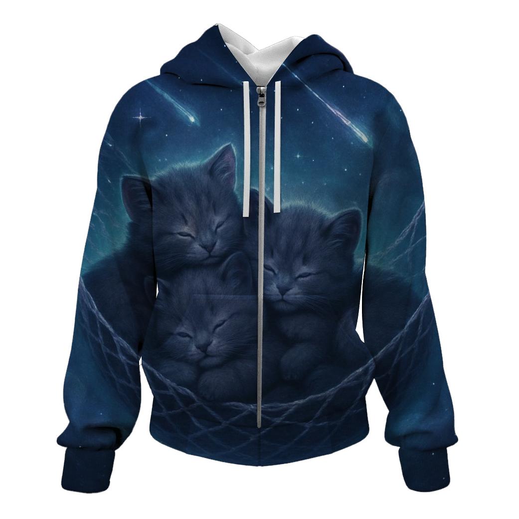 Meteor Shower Naptime lightweight hoodies