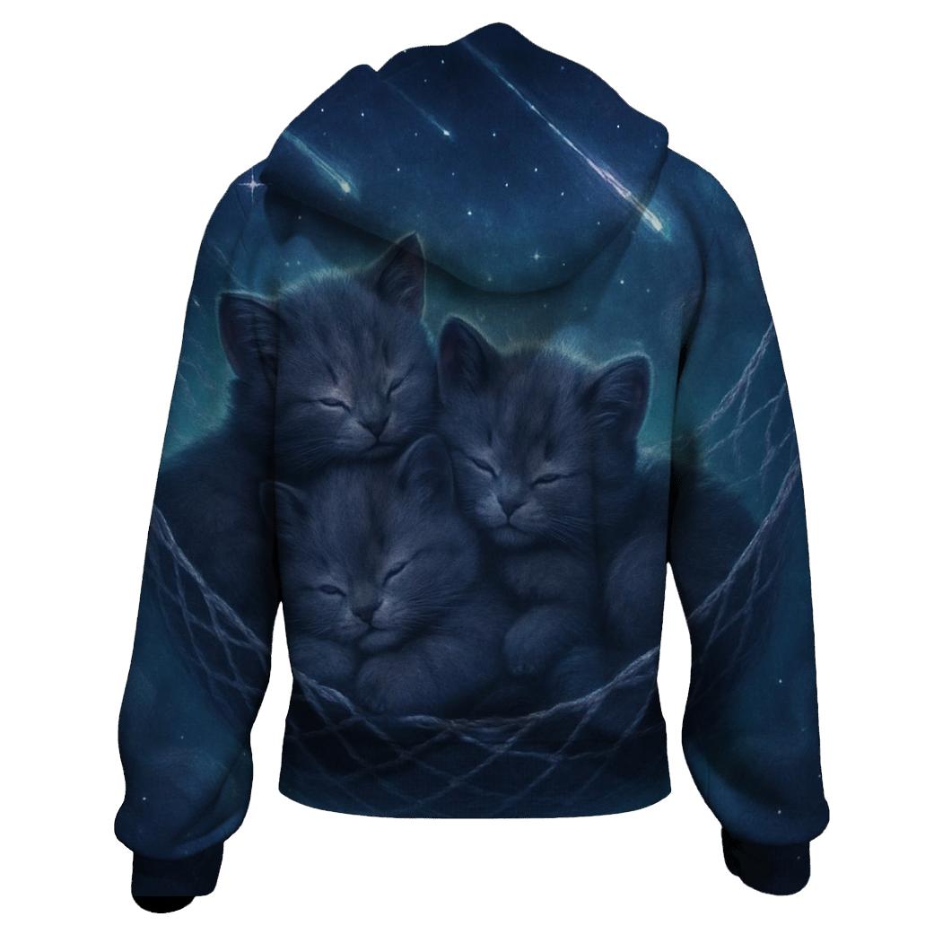 Meteor Shower Naptime lightweight hoodies