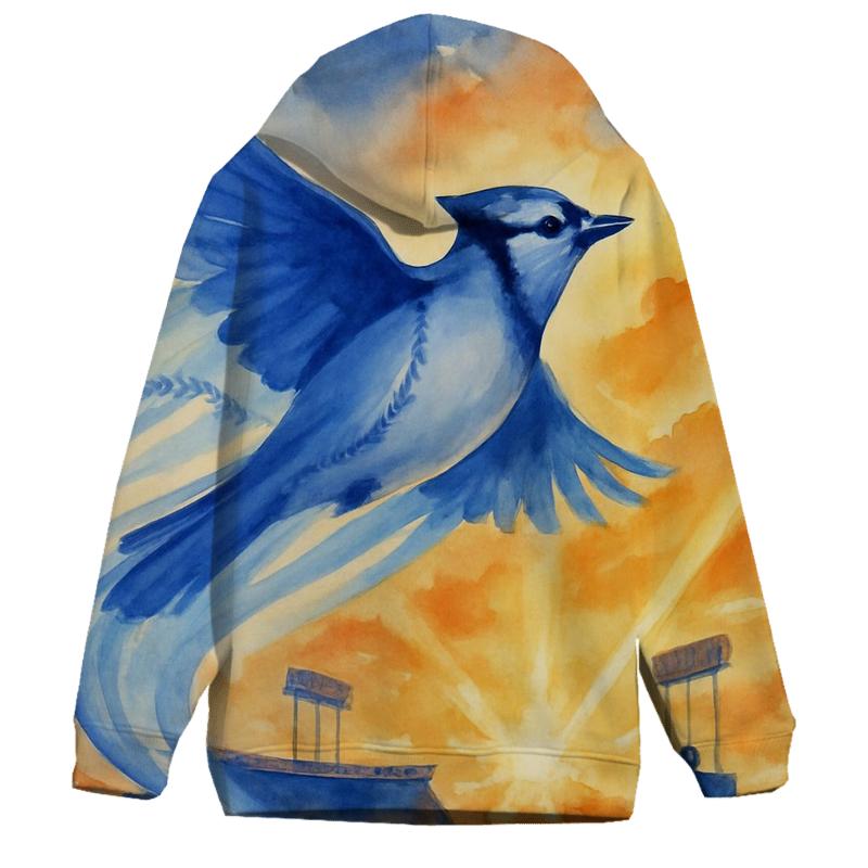 Dove Over Dodger Field hoodies fashion